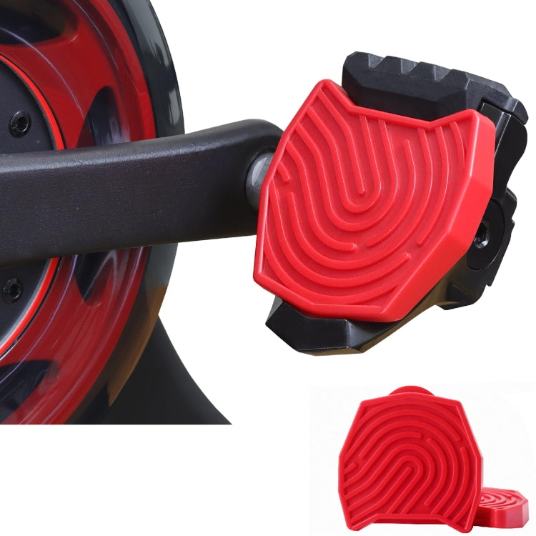 For Peloton Venzo Spinning Bike Locking Pedal To Flat Pedal Conversion Plate(Red) - Pedals by PMC TechLife | Online Shopping South Africa | PMC TechLife | Buy Now Pay Later Mobicred