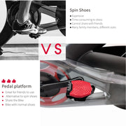 For Peloton Venzo Spinning Bike Locking Pedal To Flat Pedal Conversion Plate(Black)