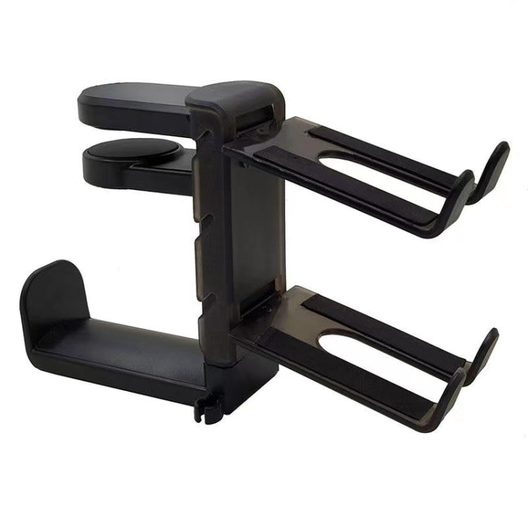 360 Degree Rotation Headset Bracket With Game Handle Organizer(White)