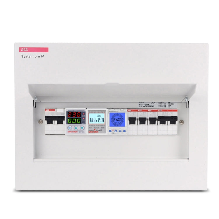 SINOTIMER  TM929AKL 85-265V 16A 24hrs Digital Analogue Din Module Time Switch With Backlight - Switch by SINOTIMER | Online Shopping South Africa | PMC TechLife | Buy Now Pay Later Mobicred