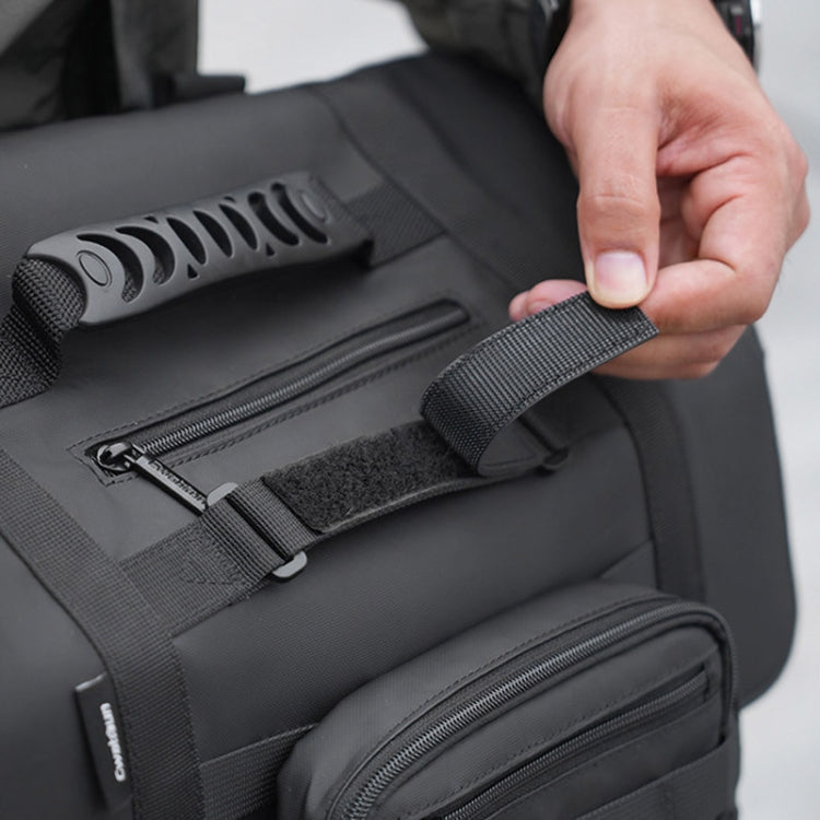 Cwatcun D115 Shoulder Crossbody Waterproof Leather Film DSLR Camera Bag, Color: Black Small - free shipping - PMC TechLife - Order now!