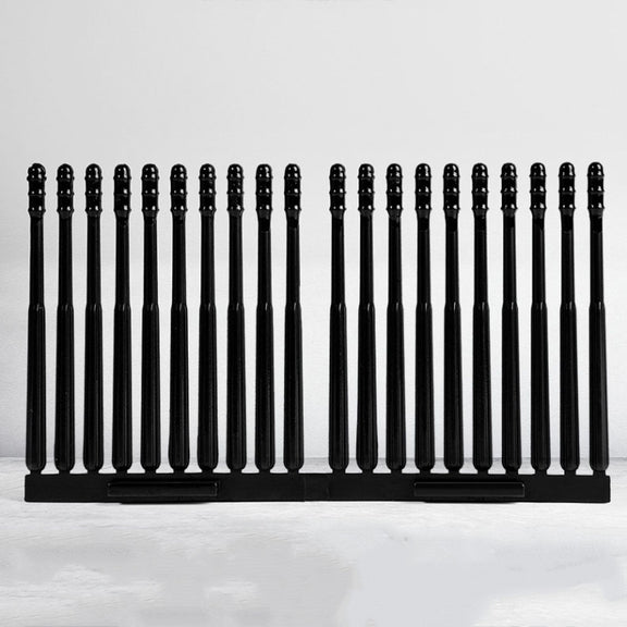 20pcs /box Spiral Sticky Ear Cleaning Cotton Swab Disposable Ear Cleaning Spoon(Black)