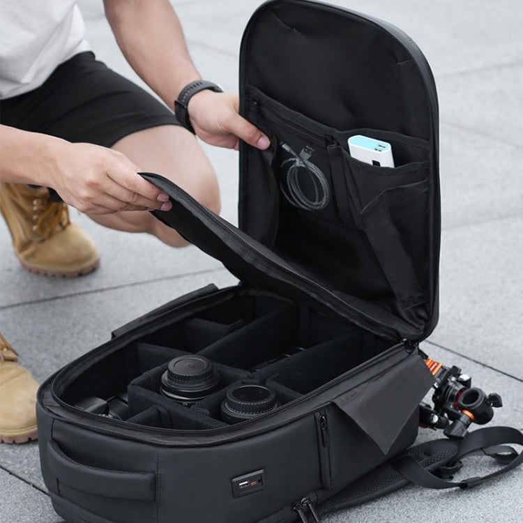 Cwatcun D108 Large Hard Shell Shoulder Camera Bag Waterproof Shockproof Photography Pack - free shipping - PMC Jewellery - Order now!