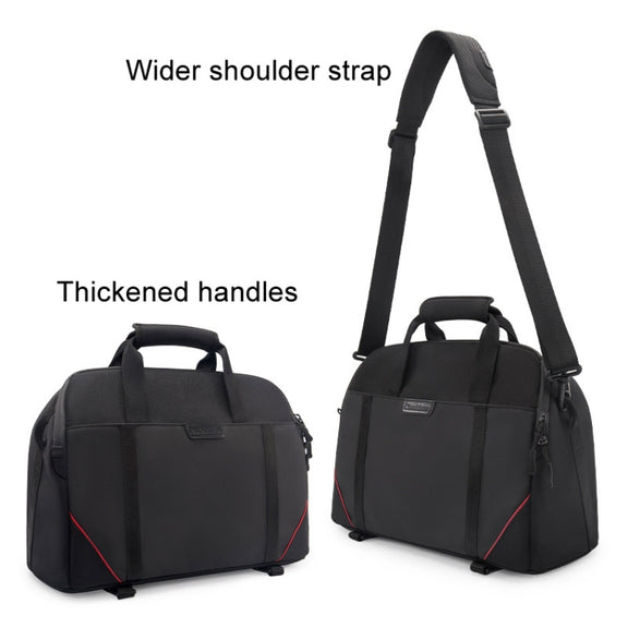 Cwatcun D109 Portable Casual Water-resistant Multi-Function Camera Storage Photography Bag, Color: Medium Black