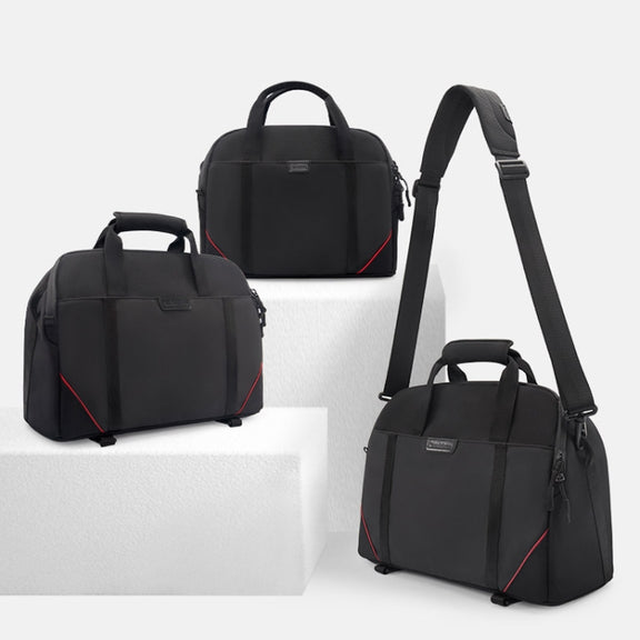 Cwatcun D109 Portable Casual Water-resistant Multi-Function Camera Storage Photography Bag, Color: Medium Black