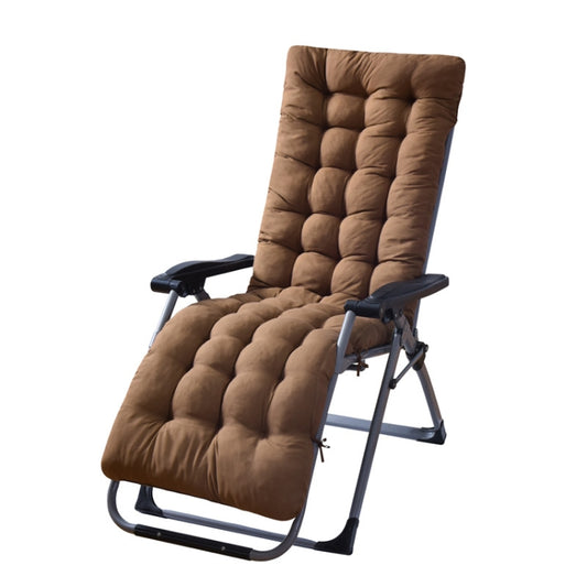 170x53x8cm Thickened Slip-on Home Recliner Cushion Garden Rocking Chair Cushion(Coffee) - free shipping - PMC Jewellery - Order now!