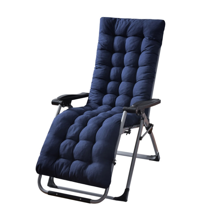 170x53x8cm Thickened Slip-on Home Recliner Cushion Garden Rocking Chair Cushion(Navy Blue) - free shipping - PMc TechLife - Order now!