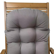 110x50cm Dome Water-resistant Sun-proof Garden Folding High Back Chair Cushions, Color: Navy Blue