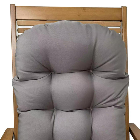 110x50cm Dome Water-resistant Sun-proof Garden Folding High Back Chair Cushions, Color: Navy Blue