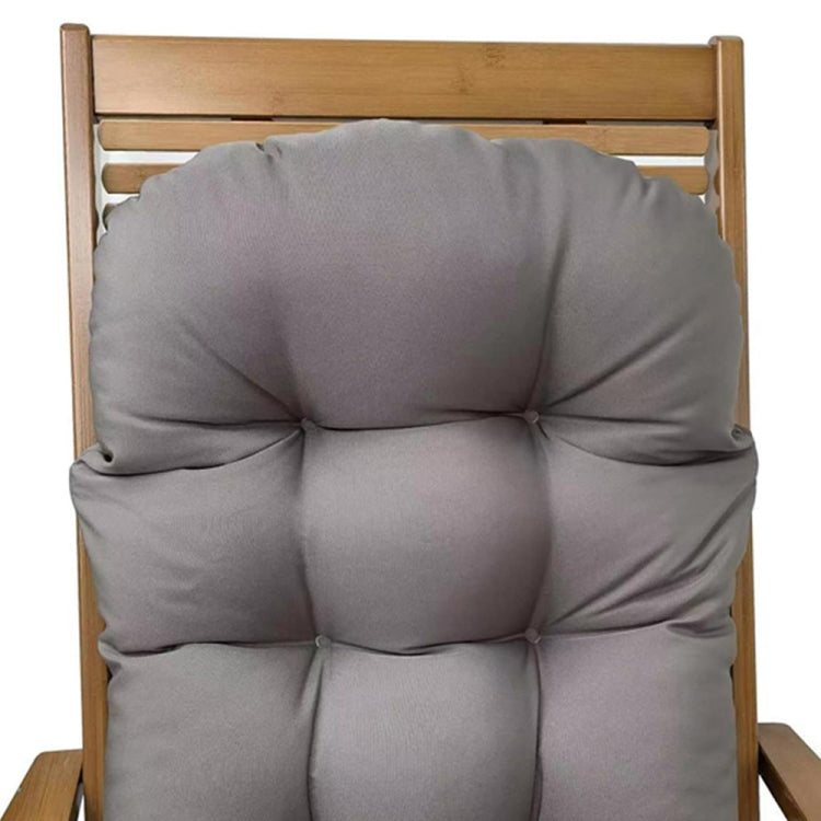 110x50cm Dome Water-resistant Sun-proof Garden Folding High Back Chair Cushions, Color: Navy Blue