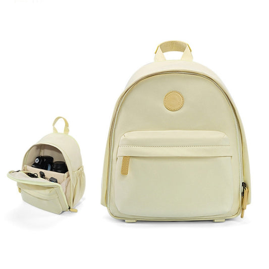 Cwatcun D125 Small Shoulder Camera Bag Casual Commuter DSLR Backpack(White) - free shipping - PMC Jewellery - Order now!