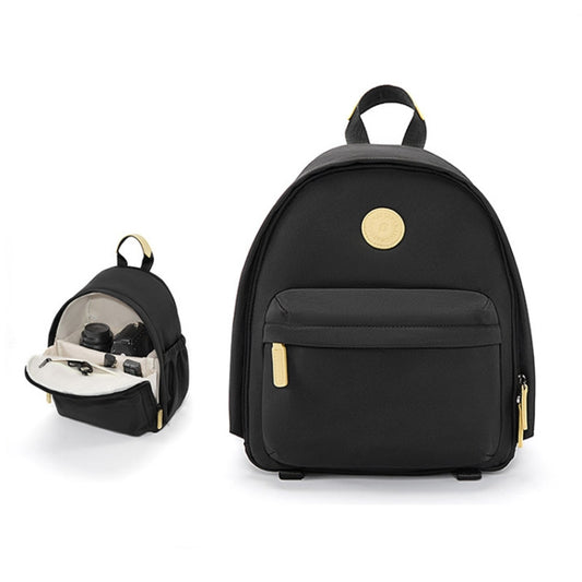 Cwatcun D125 Small Shoulder Camera Bag Casual Commuter DSLR Backpack(Black) - free shipping - PMC Jewellery - Order now!