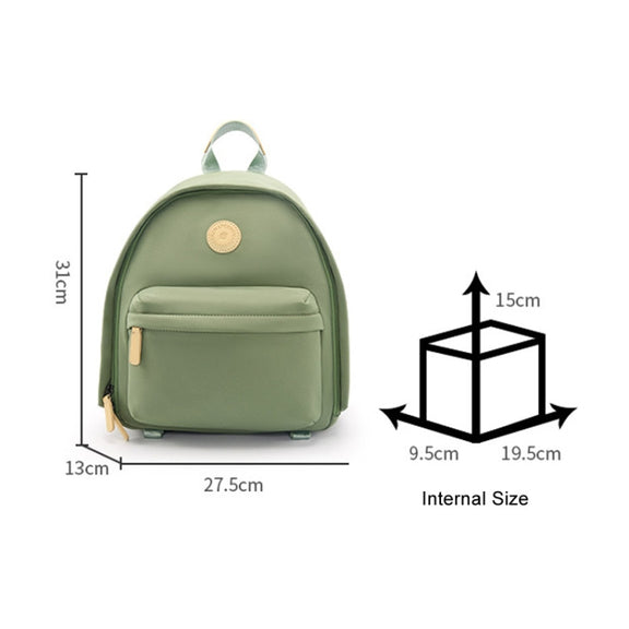 Cwatcun D125 Small Shoulder Camera Bag Casual Commuter DSLR Backpack(White)