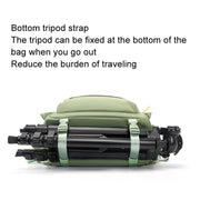 Cwatcun D125 Small Shoulder Camera Bag Casual Commuter DSLR Backpack(Green)