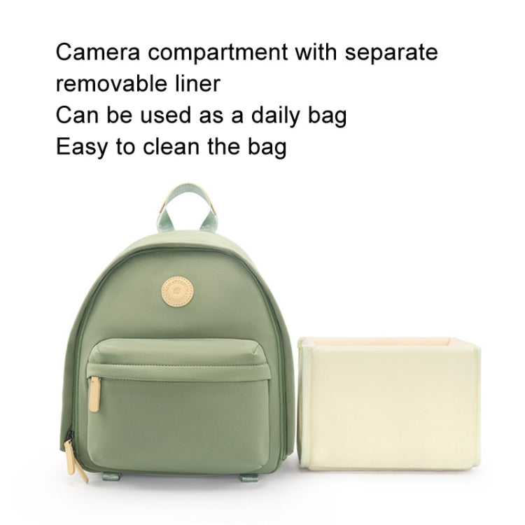 Cwatcun D125 Small Shoulder Camera Bag Casual Commuter DSLR Backpack(Green) - free shipping - PMC TechLife - Order now!