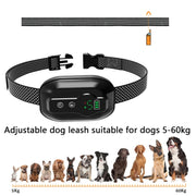 Anti-False Triggering Dog Bark Collar Water-resistant Bark Stopper with 5 Adjustable Sensitivity(Black)
