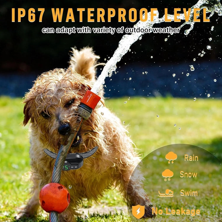 Anti-False Triggering Dog Bark Collar Waterproof Bark Stopper with 5 Adjustable Sensitivity(Black) - Training Aids by PMC TechLife | Online Shopping South Africa | PMC TechLife | Buy Now Pay Later Mobicred