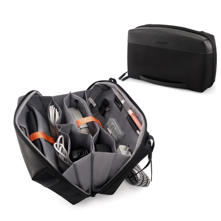 Cwatcun D123 Medium Multifunctional Photography Storage Pack Data Camera Digital Bag(Black) - Strap Satchel by PMC TechLife | Online Shopping South Africa | PMC TechLife | Buy Now Pay Later Mobicred