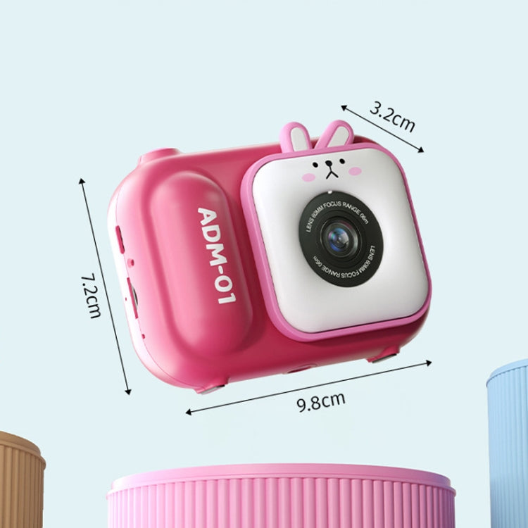 2.4 Inch IPS Screen 48MP Dual Lens Kids Digital Camera Mini Video Camera Without TF Card Blue Fox