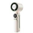 Turbo Handheld Small Fan Outdoor 100-speed Cooling Fan Built-in 4000 mAh Battery(White) - Electric Fans by PMC TechLife | Online Shopping South Africa | PMC TechLife | Buy Now Pay Later Mobicred