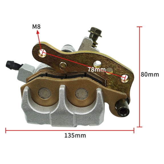 For Kawasaki Lower Pump Disc Brake Assembly(Right)