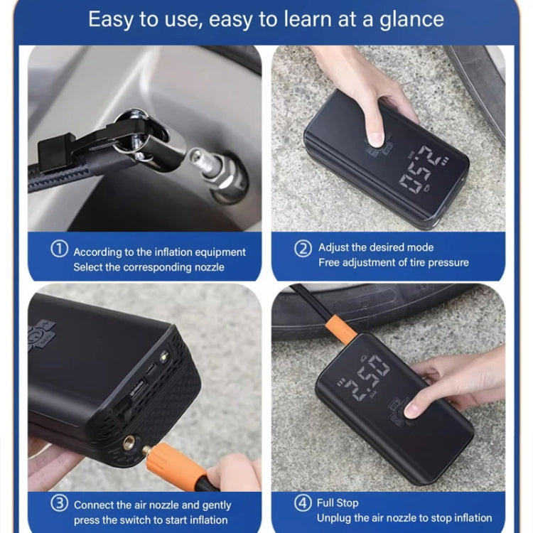 Car Inflatable Pump Portable Mini Car Tire High Power High Pressure Inflatable Pump, Specification: Wired - Inflatable Pump by PMC TechLife | Online Shopping South Africa | PMC TechLife | Buy Now Pay Later Mobicred