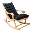 120x50x8cm Home Soft Lounger Cushion Garden Fabric Backrest Rattan Chair Cushion(Black) - free shipping - PMc TechLife - Order now!