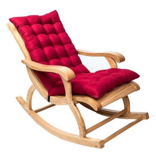 120x50x8cm Home Soft Lounger Cushion Garden Fabric Backrest Rattan Chair Cushion(Claret) - Cushions & Pillows by PMC Jewellery | Online Shopping South Africa | PMC Jewellery | Buy Now Pay Later Mobicred