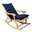 120x50x8cm Home Soft Lounger Cushion Garden Fabric Backrest Rattan Chair Cushion(Navy Blue) - free shipping - PMc TechLife - Order now!