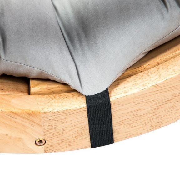 120x50x8cm Home Soft Lounger Cushion Garden Fabric Backrest Rattan Chair Cushion(Black)