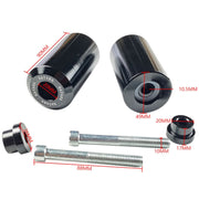 For Kawasaki Z1000 Motorcycle Aluminum Alloy Body Anti-Fall Bar(Black)