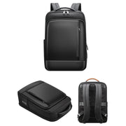 Bopai 61-51011 Large-Capacity Water-resistant Business Laptop Backpack With USB+Type-C Port(Black)