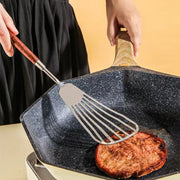 304 Stainless Steel Walnut Handle Cooking Tools Home Restaurant Kitchen Gadgets, Style: Cake Knife