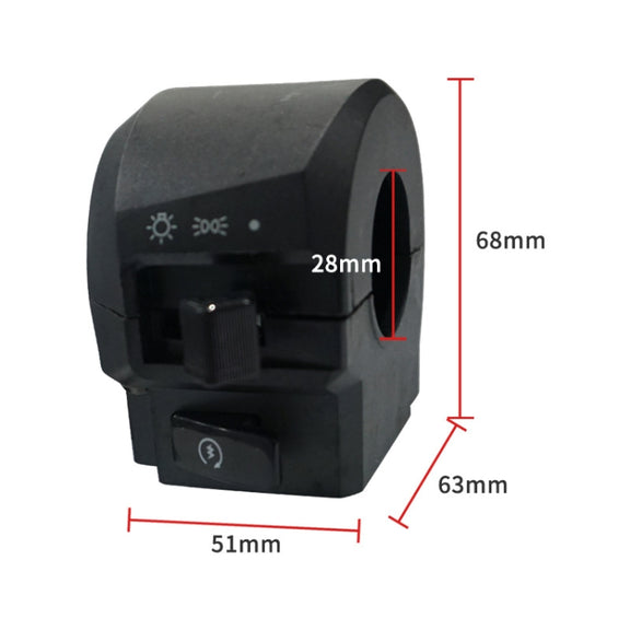 For Yamaha YBR125 Motorcycle Modification Left and Right Handlebar Switch Assembly