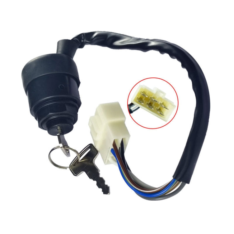 For Kawasaki ATV/UTV Starter Power Ignition Switch Key Lock(Black) - Engines & Engine Parts by PMC TechLife | Online Shopping South Africa | PMC TechLife | Buy Now Pay Later Mobicred