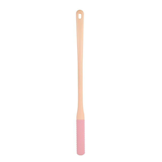 Foot Washing Brush Dry and Wet Toe Cleaning and Anti-Itch Brush, Style: Short Bristle(Pink)