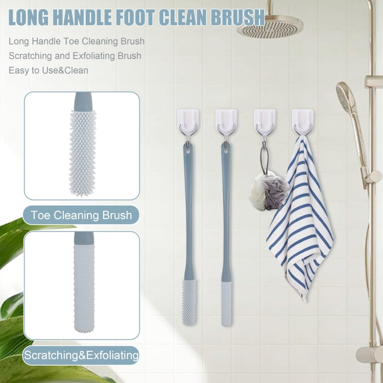 Foot Washing Brush Dry and Wet Toe Cleaning and Anti-Itch Brush, Style: Short Bristle(Pink) - Bath Brushes & Sponges by PMc TechLife | Online Shopping South Africa | PMc TechLife | Buy Now Pay Later Mobicred