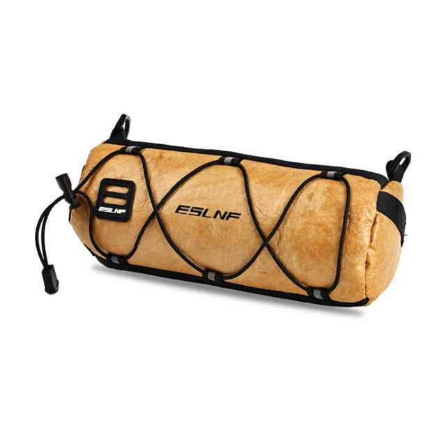 ESLNF Outdoor Large Capacity Bicycle Bag Mountain Bike Cycling Water-resistant Satchel(Brown)