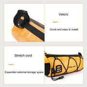ESLNF Outdoor Large Capacity Bicycle Bag Mountain Bike Cycling Water-resistant Satchel(Brown)
