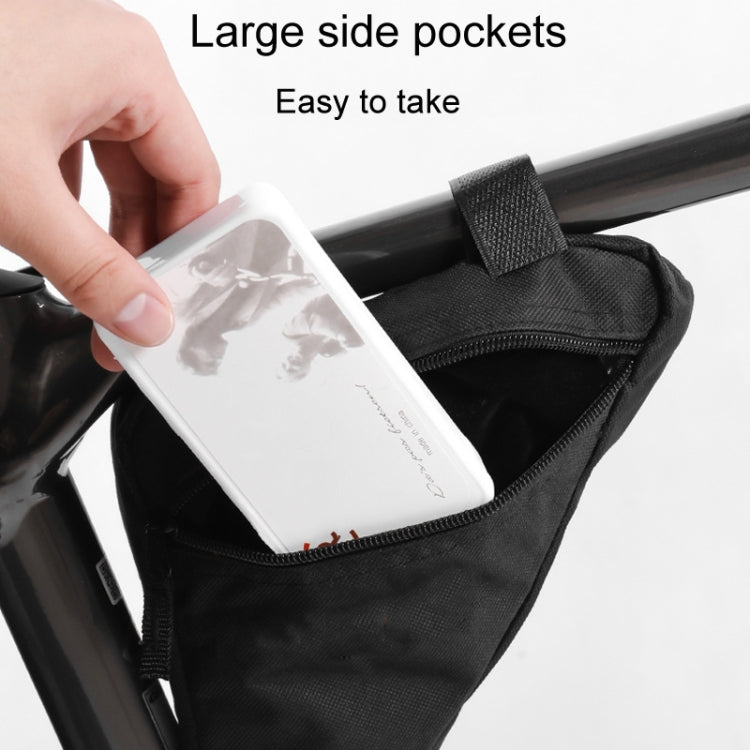 Large Capacity Bicycle Saddle Bag Outdoor Riding Triangle Toolkit(All Black) - free shipping - PMC TechLife - Order now!