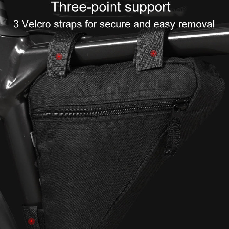 Large Capacity Bicycle Saddle Bag Outdoor Riding Triangle Toolkit(All Black) - free shipping - PMC TechLife - Order now!