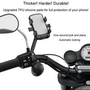 Mountain Road Bike Phone Holder Motorcycle Aluminum Alloy Riding Navigation Bracket, Model: Rearview Mirror Model