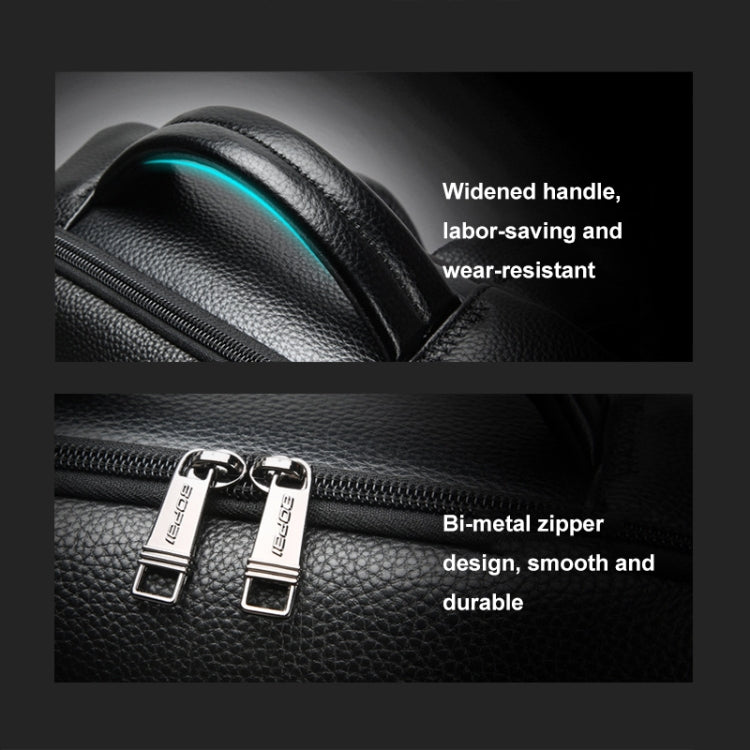 Bopai 61-120511 arge-capacity Travel Business Laptop Backpack With USB+Type-C Port(Black) - free shipping - PMC Jewellery - Order now!
