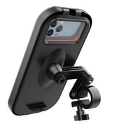 Water-resistant Motorcycle Bicycle Cell Phone Holder 360 Rotating Riding Navigation Holder, Model: Handlebar