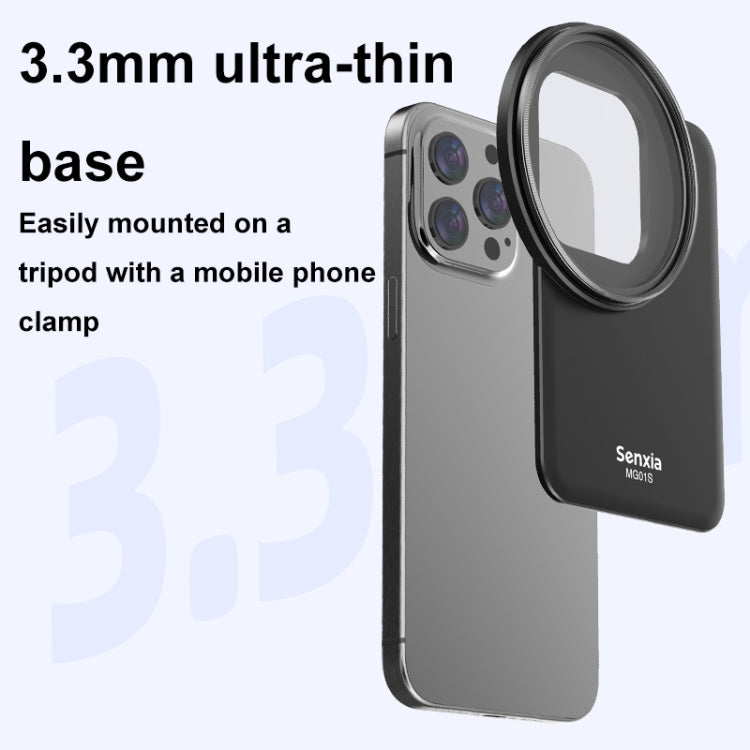 For iPhone Senxia Magsafe Magnetic Mobile Phone Filter Holder Phone Lens Adapter Base For 6.7-inch