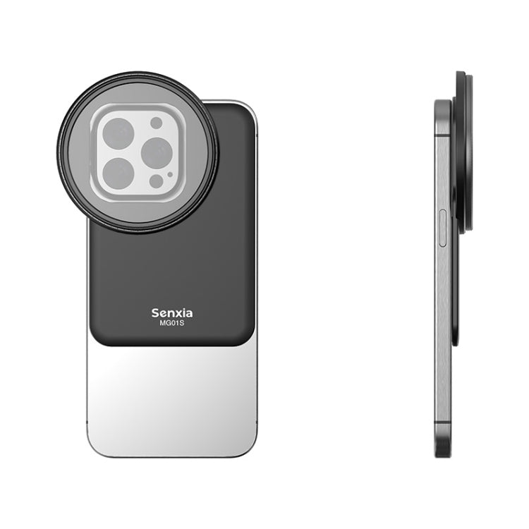 For iPhone Senxia Magsafe Magnetic Mobile Phone Filter Holder Phone Lens Adapter Base For 6.7-inch