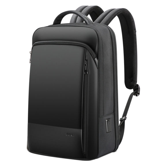 Bopai 61-53111 Large-capacity Water-resistant Business Laptop Backpack With USB+Type-C Port(Black)