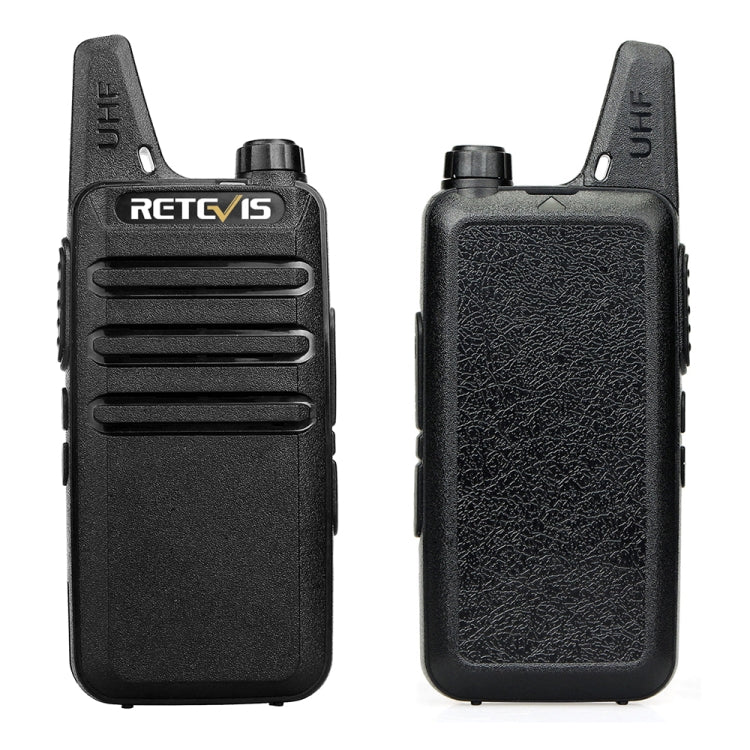 RETEVIS RT22 Hotel Mini Charging Two-Way Wireless Intercom Walkie Talkie(EU Frequency no Plug)