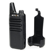 RETEVIS RT22 Hotel Mini Charging Two-Way Wireless Intercom Walkie Talkie(EU Frequency no Plug)
