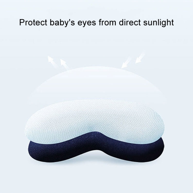 Baby Blackout Sun Eyeshade Baby UV Silk Mask(Blue) - free shipping - PMC TechLife - Order now!